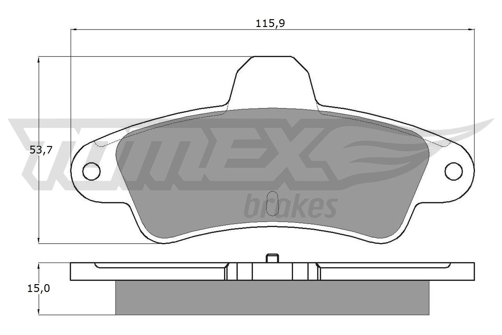 TOMEX Brakes TX 11-20 Sada...